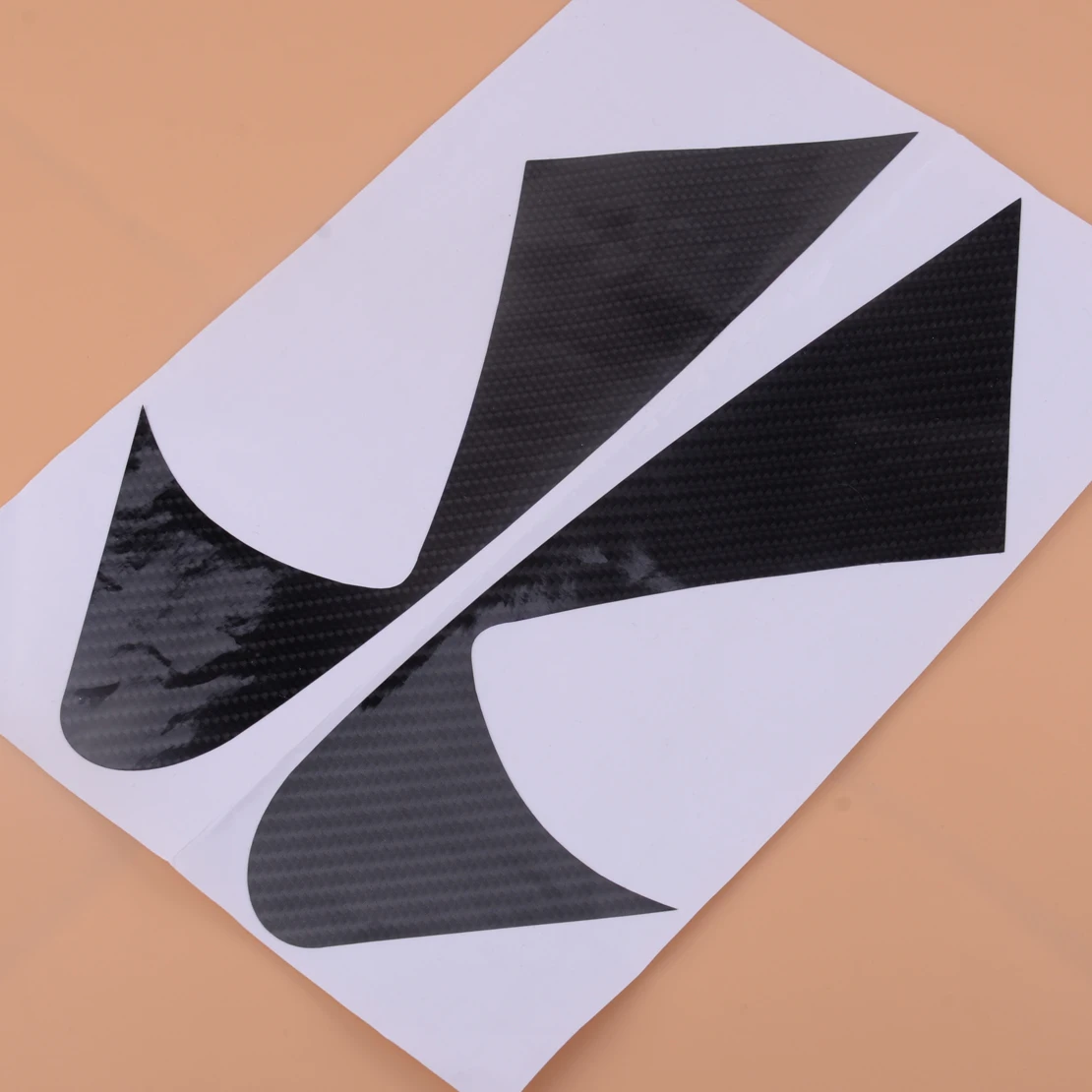 Beler 3D углеродное волокно передний треугольный Декор накладка наклейки Подходит