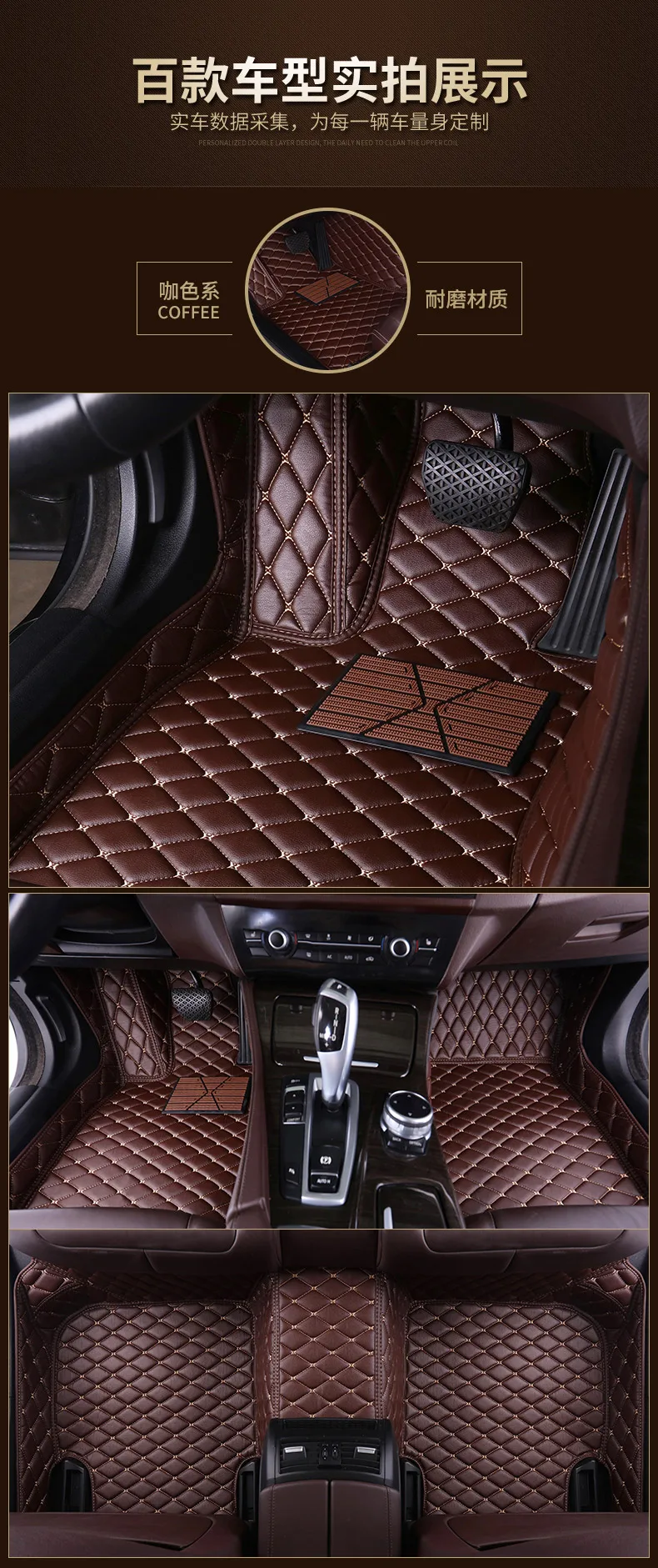 EMS автомобильные коврики, чехол для Kia Sorento Sportage Optima K5 Forte Carens Soul, 3D автомобильный стиль, кожаные противоскользящие ковровые вкладыши