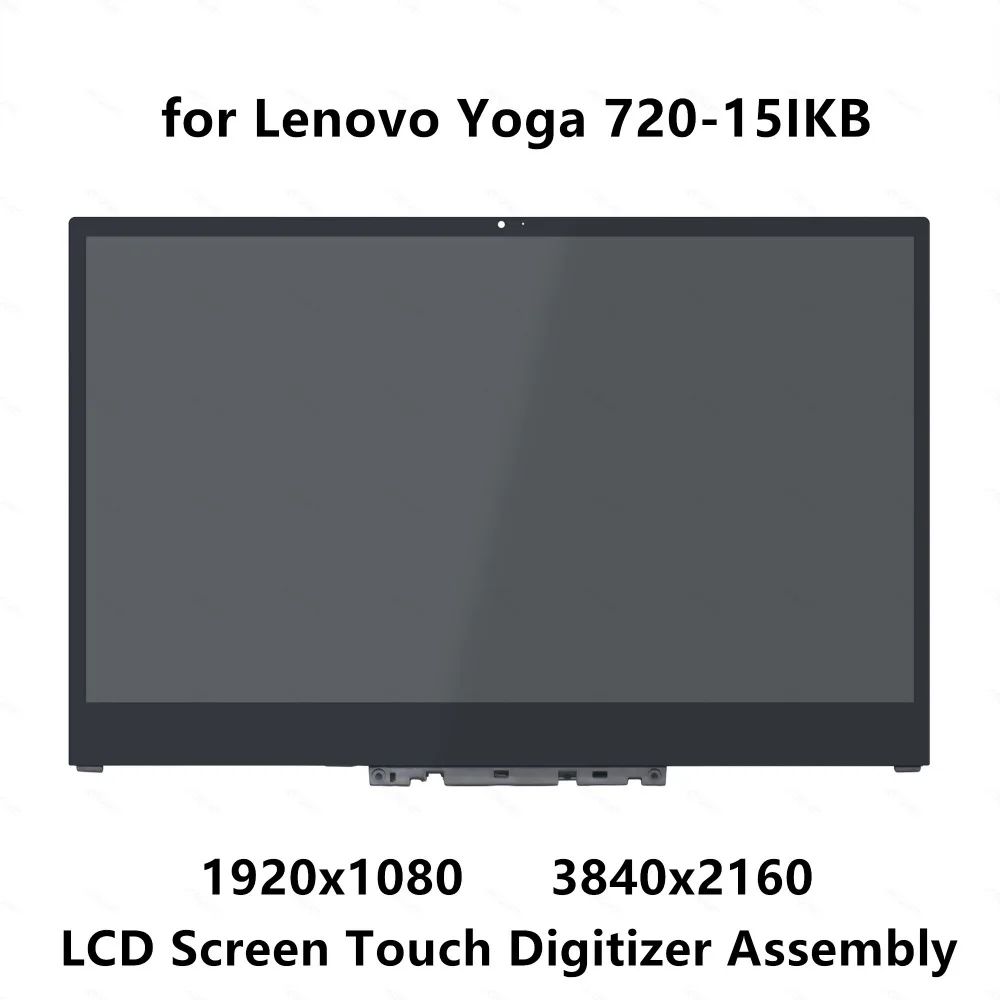 ЖК-экран для Lenovo YOGA 720 15IKB 80X7 матричный сенсорный экран дигитайзер в сборе + БЕЗЕЛЬ