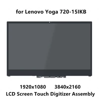 for lenovo yoga 720 15ikb 80x7 lcd panel screen display matrix touch glass digitizer assembly bezel 5d10m42864 5d10n24289 fhd