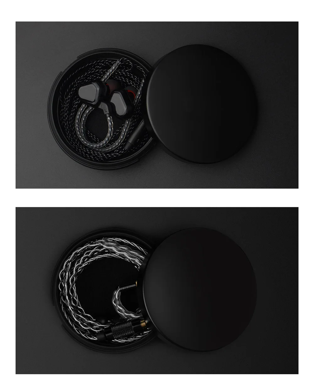 FDBRO In ear коробка для наушников металлическая Алюминий сплав чехол хранения