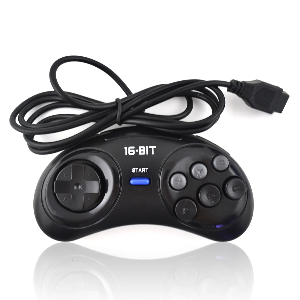 Игровой контроллер для SEGA Genesis 16-битный джойстик аксессуары MD игр | Электроника