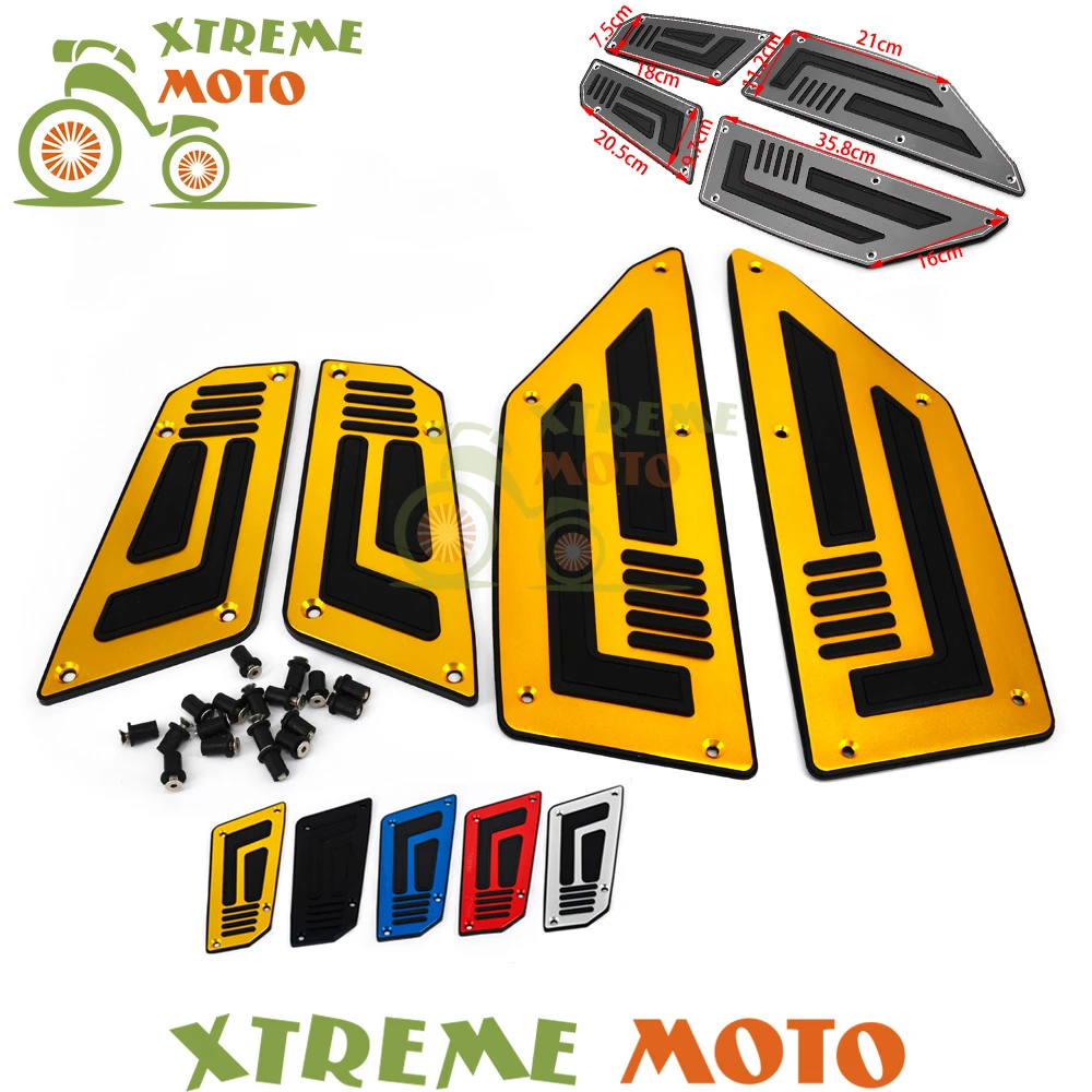 4 шт. передние и задние подножки для мотоцикла Yamaha TMAX T max 530 2012 2015|motorcycle footboards|foot