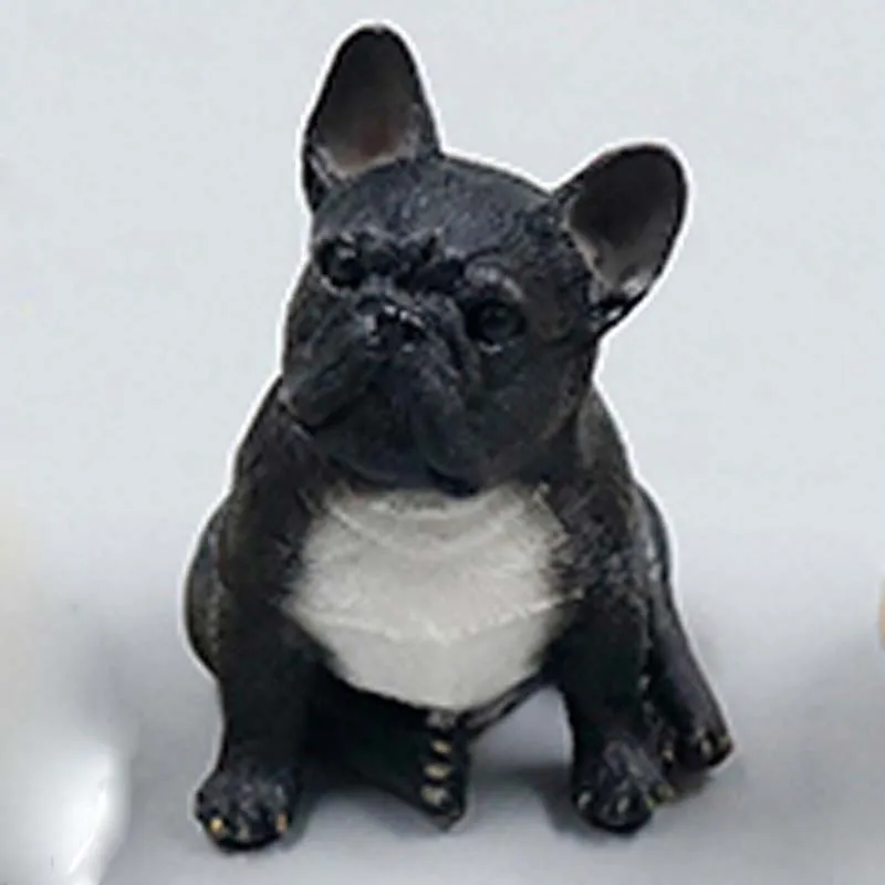 Mnotht 1:6 аксессуары для солдат DIY милая собака имитация французского бульдога