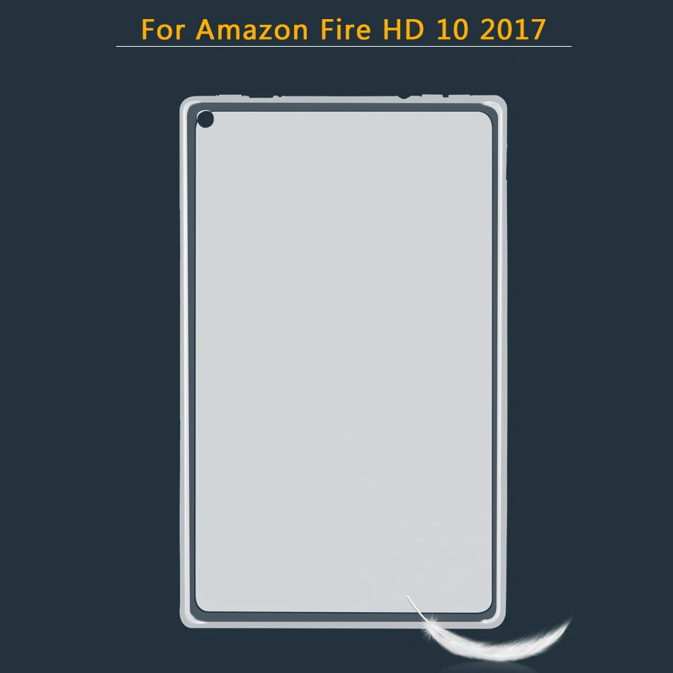 2017 Fire HD 10 Мягкий чехол из ТПУ с котб Крышка для Amazon Kindle HD 10, 8, 7, 6 огонь HD10 HD8 силиконовый чехол для Kindle Paperwhite 1 2 3 4 - Цвет: 2017 Fire HD 10