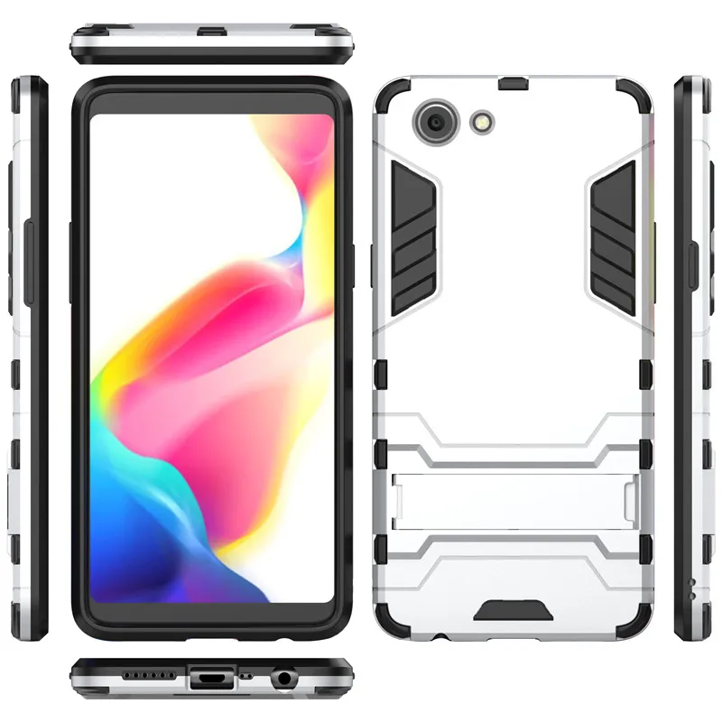 Для крышки OPPO F7 молодежный чехол WolfRule TPU и PC держатель Бампер корпус для телефона