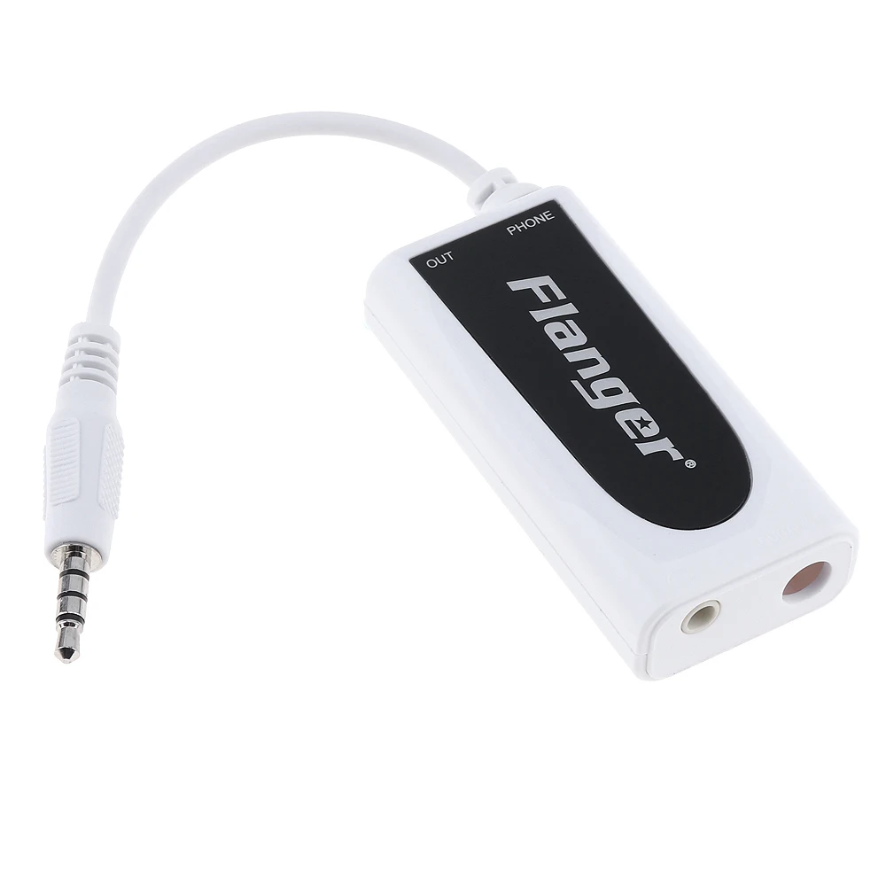 Разъем для подключения к смартфону Flanger 3 5 мм бас гитара на выход эффект