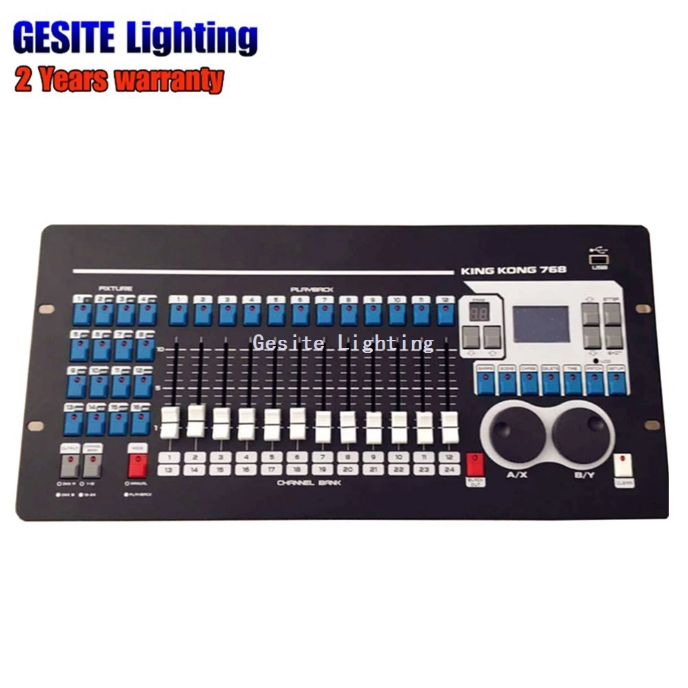 DMX512 / 1990 стандарт максимум 768 DMX канал управления kingkong768 консоль|Эффект освещения