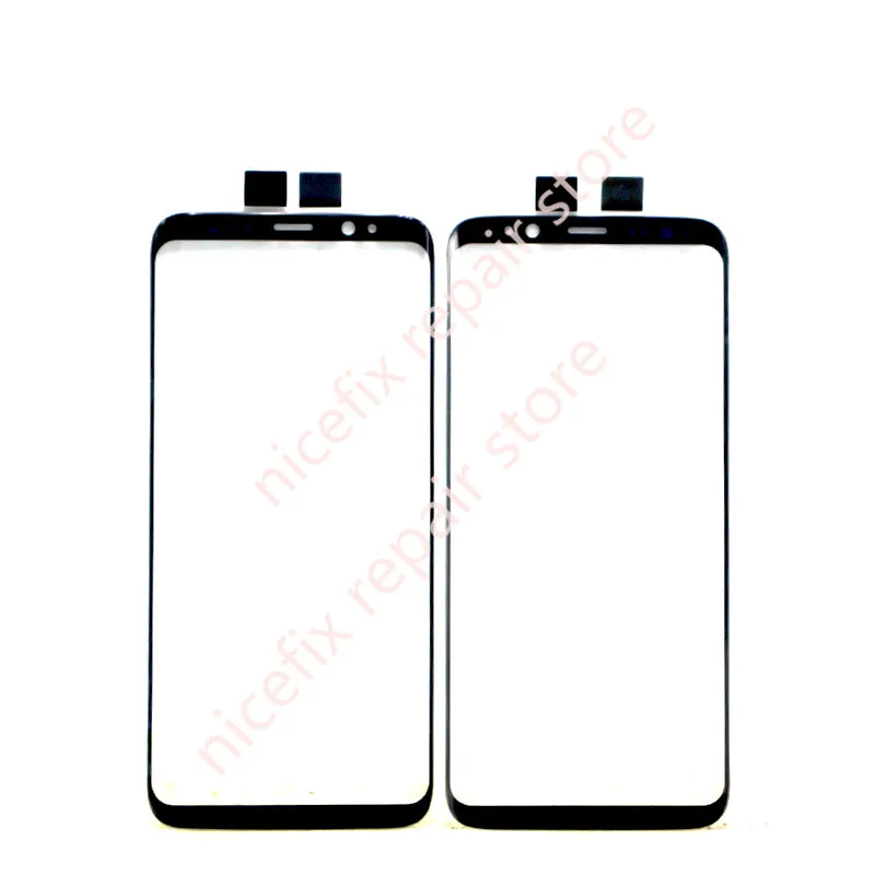 Новый черный для S8 plus запасной передний внешний экран стеклянный объектив Samsung Plus