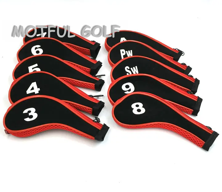 Застежка-молния клюшка для гольфа клюшки набор головных уборов с