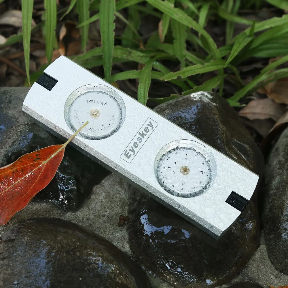 Eyeskey Professional Aluminum Sighting Compass/ Clinometer Slope/Height Measurement Compass