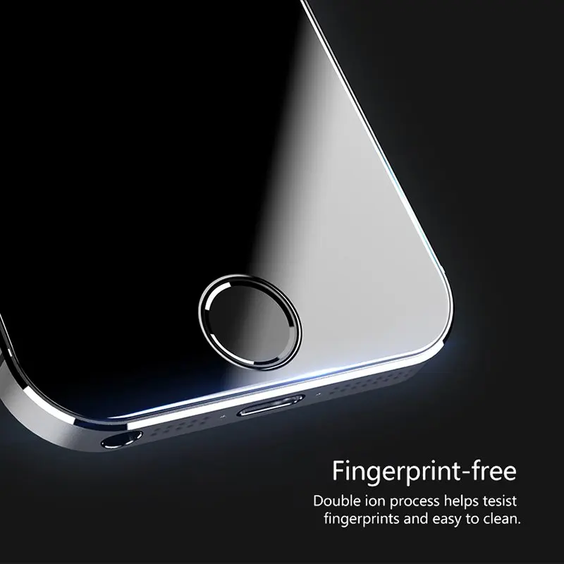 Закаленное защитное стекло 9H с полным покрытием для iPhone 5 5S SE 5C Защитная пленка