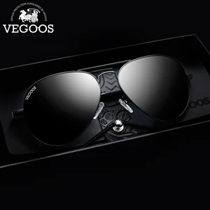 VEGOOS Classic Aviation Sunglasses Men Polarized UV400 Protection Metal Frame Spring Pilot Driving F in Pakistan