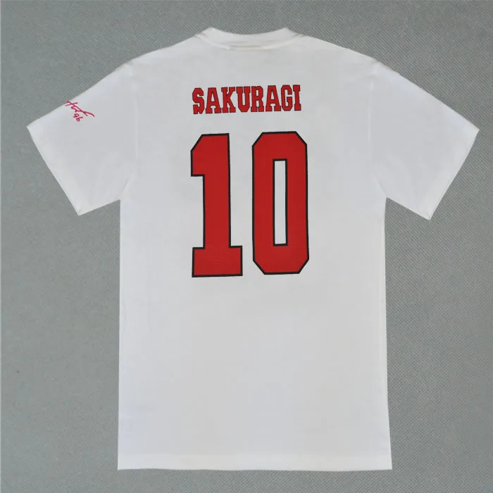 Slam Dunk Shohoku High School Sakuragi Hanamichi Акаги Такенори Mitsui Hisashi Rukawa Kaede Miyagi Ryota Cos Tee Мужская футболка