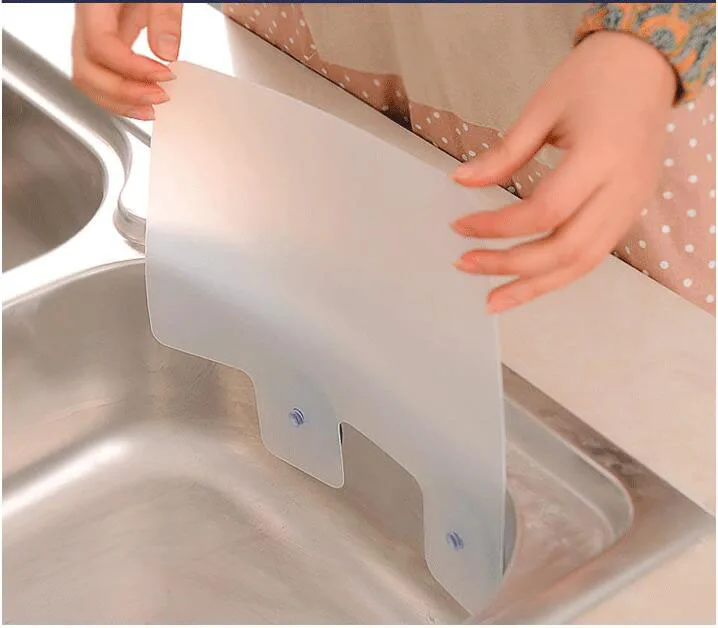 Смеситель для раковины в японском стиле мытья ПВХ|splatter screen|baffle platesplash kitchen |