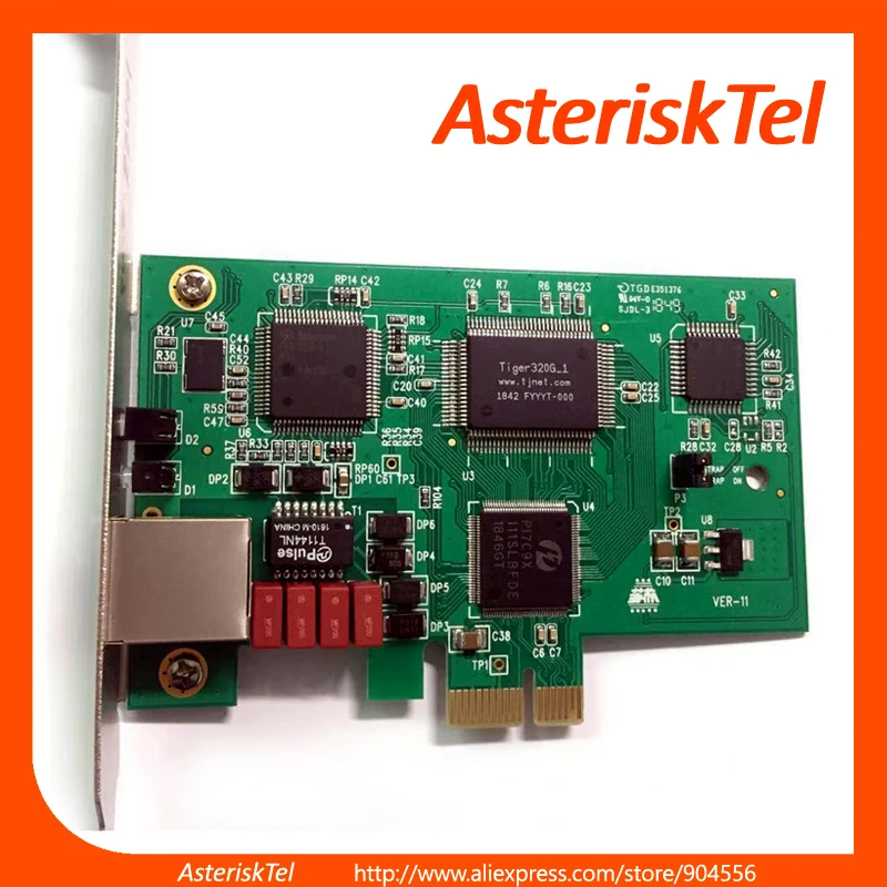 10 единиц TE110PE 1 порт E1 / T1 карта PCI E ISDN PRI PCIe TE110E|Детали устройств связи| |