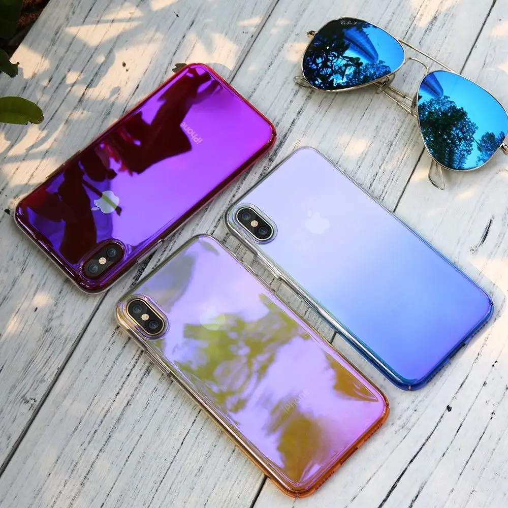 Для iPhone X XS MAX чехол для телефона PC с покрытием Fundas Capa 10 Ультратонкий XR 7 8 Plus Чехлы