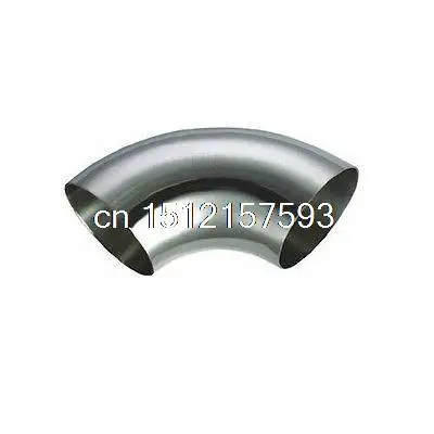 

Stainless Steel 90 Degree 57mm OD 2.25" Sanitary Weld Elbow Tail Pipe Fitting