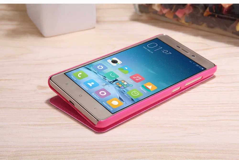 Для Xiaomi Redmi 3 PRO чехол NILLKIN Sparkle супер тонкий PU Флип кожаный чехол флип-чехол с розничной посылка для Redmi 3 PRO