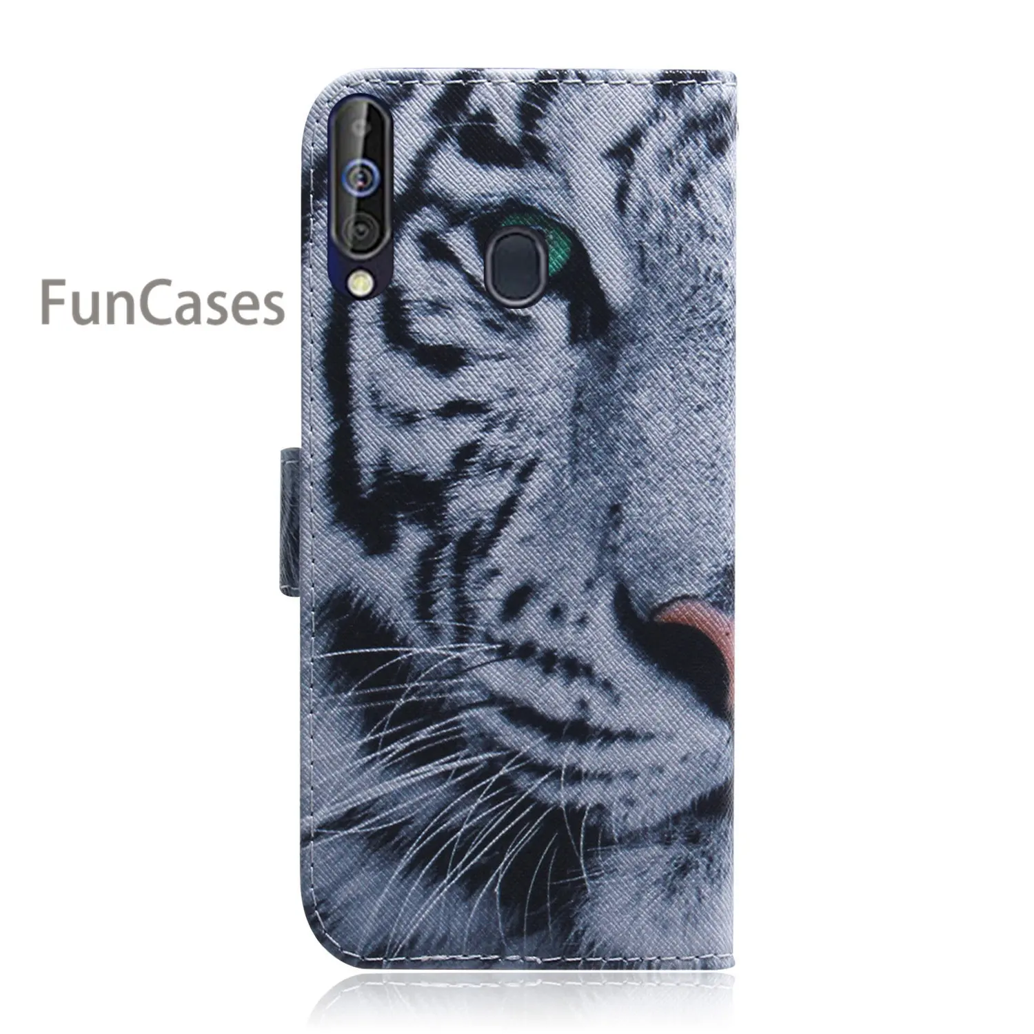 Чехол-книжка из искусственной кожи с изображением животных для телефона samsung M40