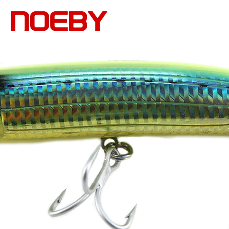 2 шт. NOEBY Topwater Popper приманка 120 мм/29 г искусственная рыболовная 3D глаза тройные
