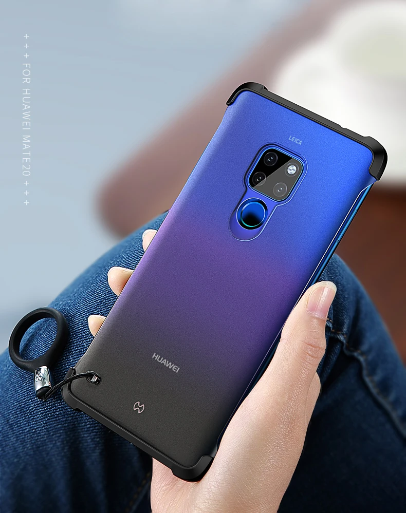 Для huawei mate 20 Pro/mate 20/mate 20X чехол антидетонационный Матовый Акриловый чехол для huawei mate 20 20Pro чехол для телефона