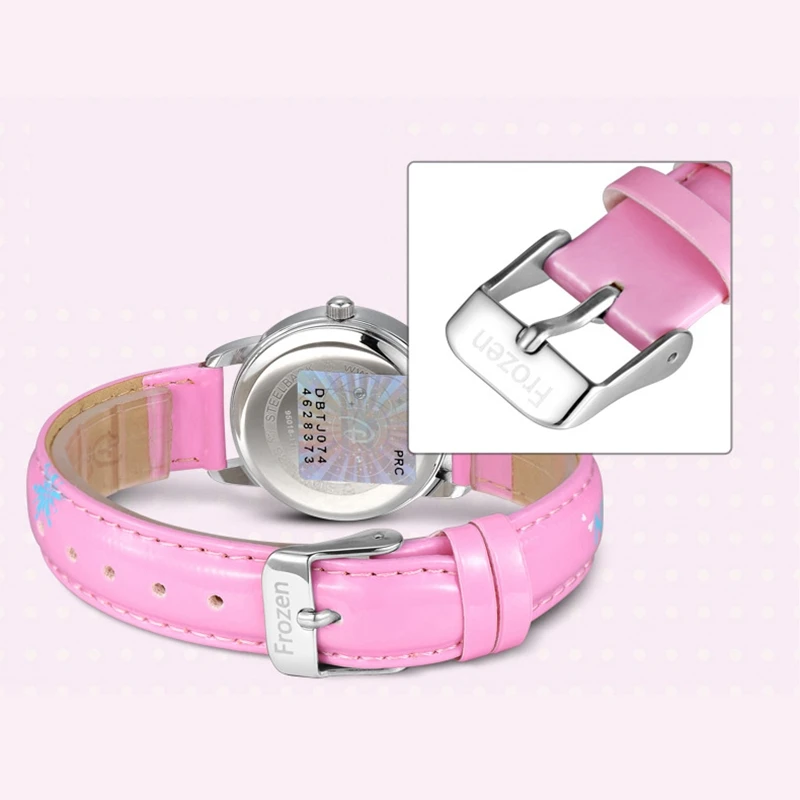 Princess Girls Blue Pink Color Female Luxury Crystal Watch Kids Love Beautiful Snow Child Fashion Casual Wristwatch Hand Clocks