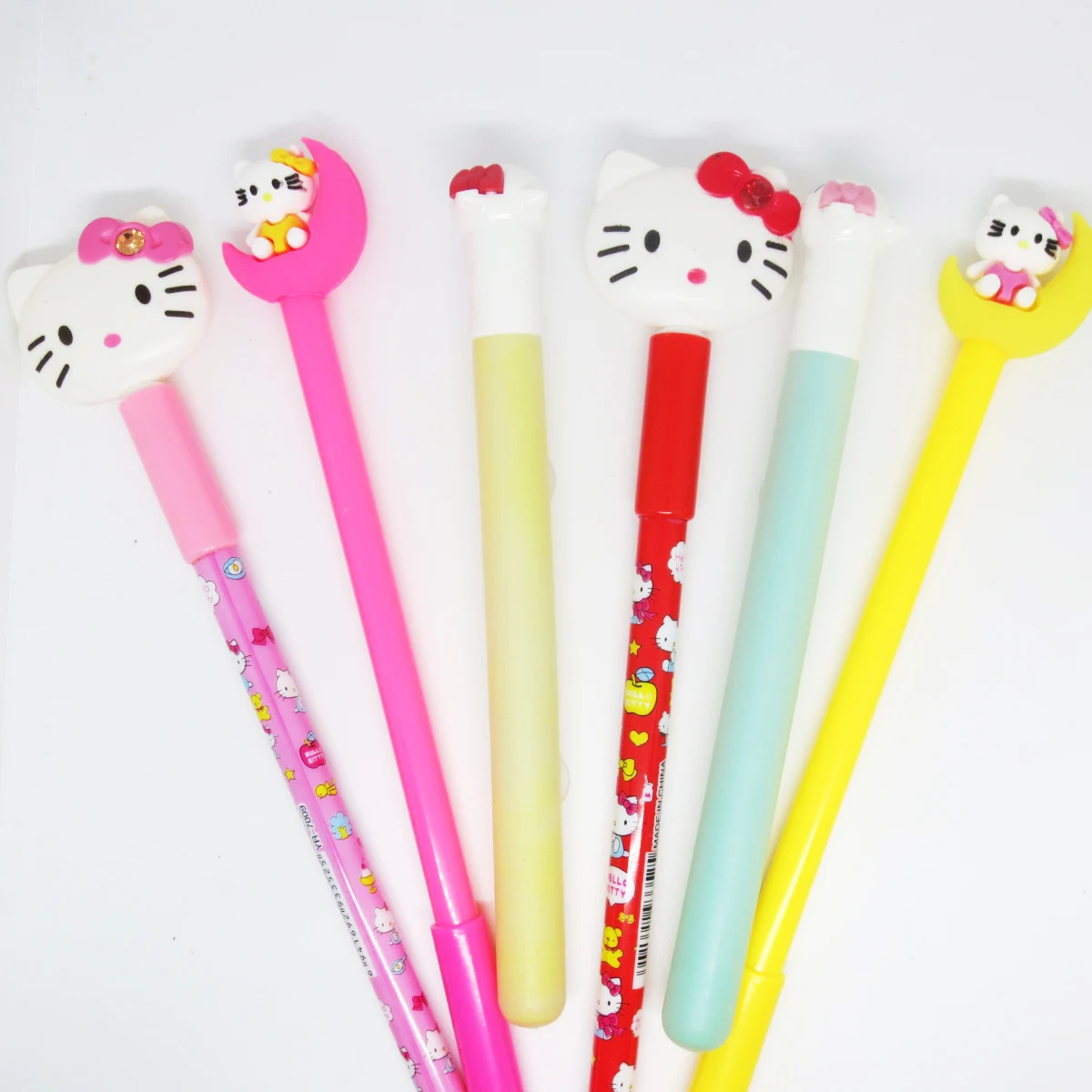 Гелевая ручка Hello Kitty с милым мультяшным рисунком детские домашние канцелярские