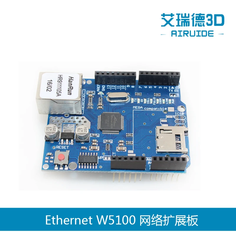 3D аксессуары для принтеров Ethernet W5100 сети плата расширения sd карты для| |