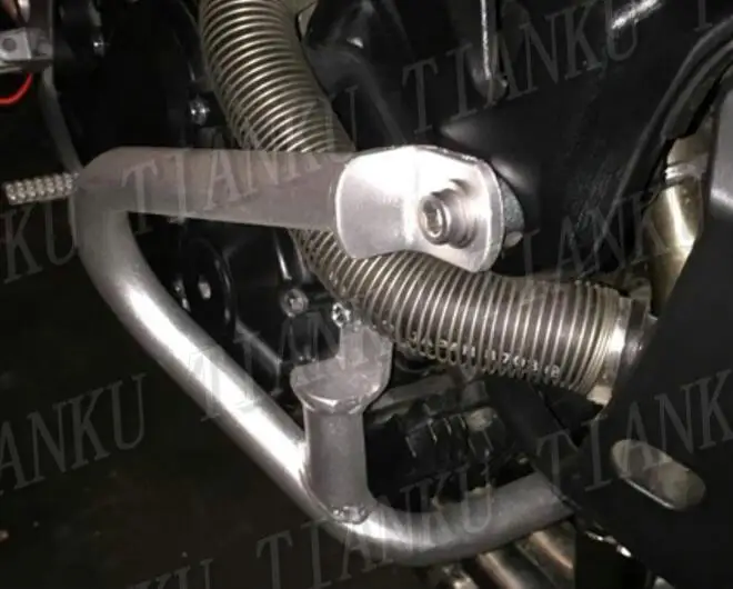 Хромированная металлическая защита двигателя мотоцикла для Suzuki GSR 400 600|Бамперы и