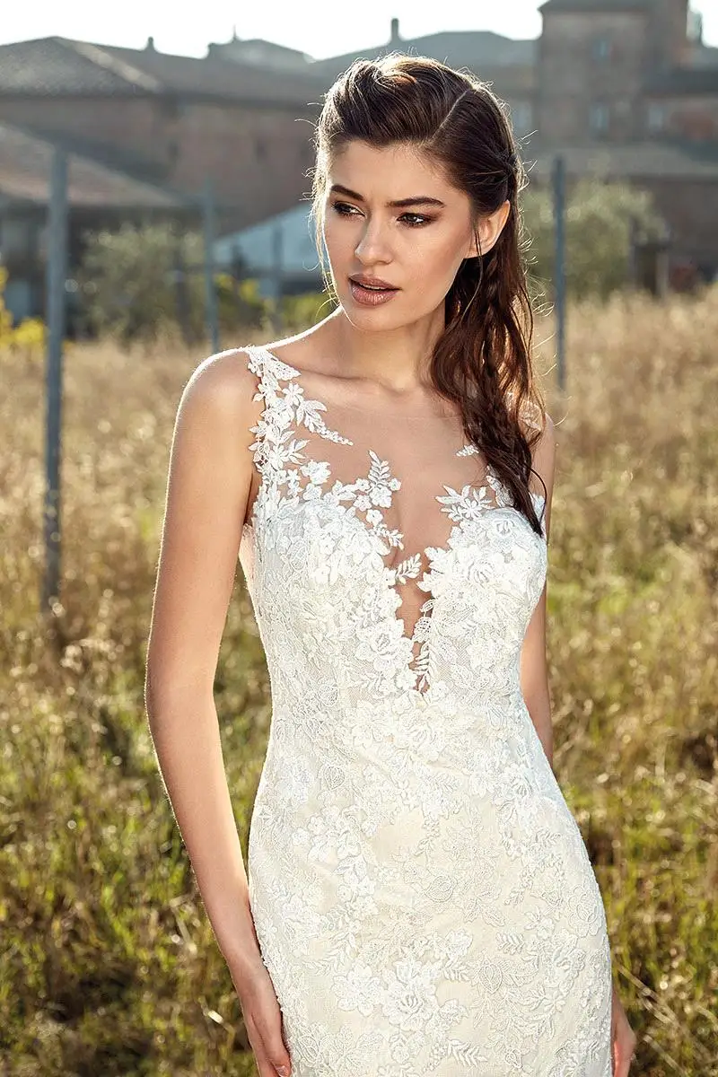 Robe De Mariage новый летний Boho свадебный наряд 2019 свадебное платье с аппликациями и