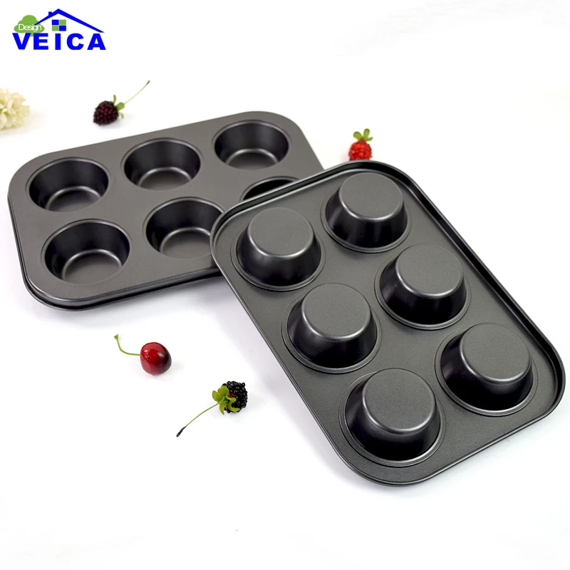 2020 акция форма для выпечки круглая антипригарная из углеродистой стали 6 чашек