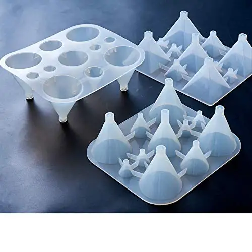1 шт Пирамида конусов Силиконовые Ювелирные изделия формы 3D УФ смолы ремесло эпоксидные инструменты ювелирных изделий инструменты DIY кулон брелок браслет формы