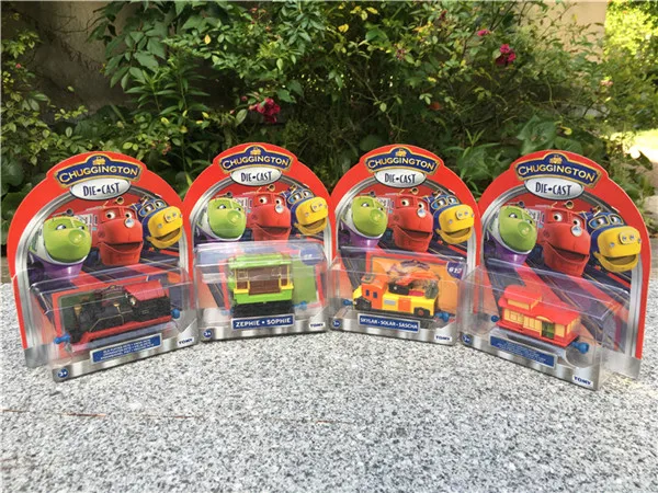 Новые металлические игрушечные поезда Takara Tomy Chuggington