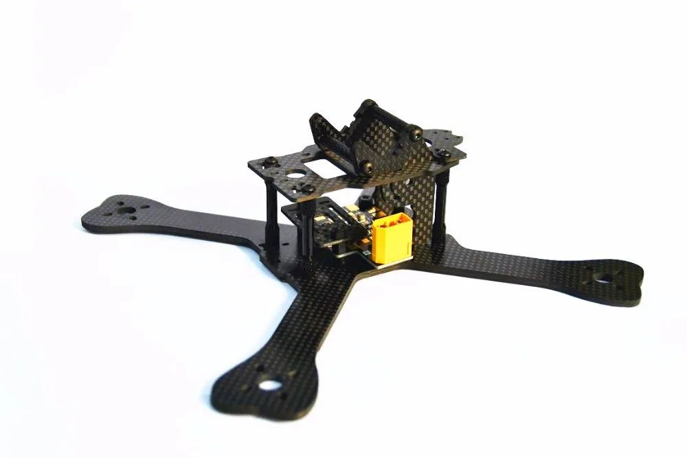 FPV Mini 210 мм Каркас из углеродного волокна Дрон Квадрокоптер 3/4 ручки PDB XT60 плата