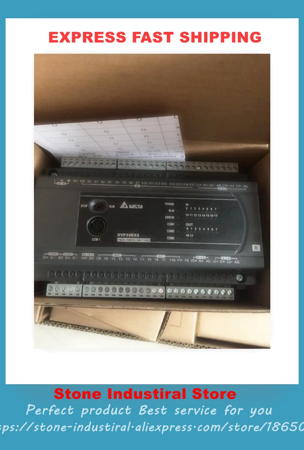 New Original DVP20EX200R DVP20EX200T DVP30EX200R DVP30EX200T PLC |