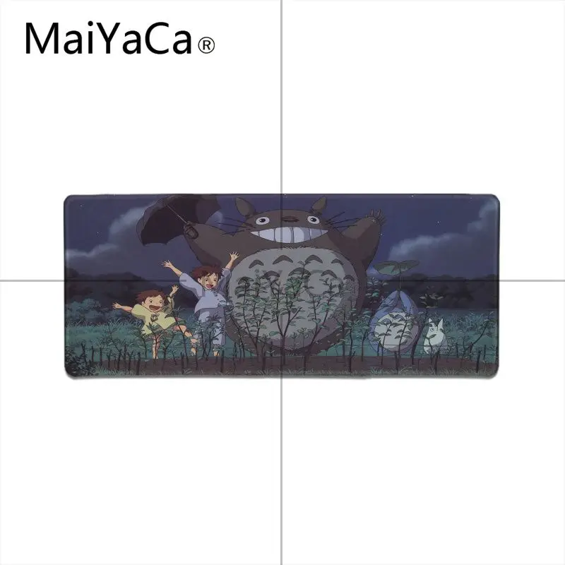 Lock Edge 40X90cm MaiYaCa Лидер продаж Аниме Тоторо и Друзья ноутбук игровые мыши коврик для мыши резиновый, большого размера игровой коврик для мыши - Цвет: Lock Edge 40X90cm