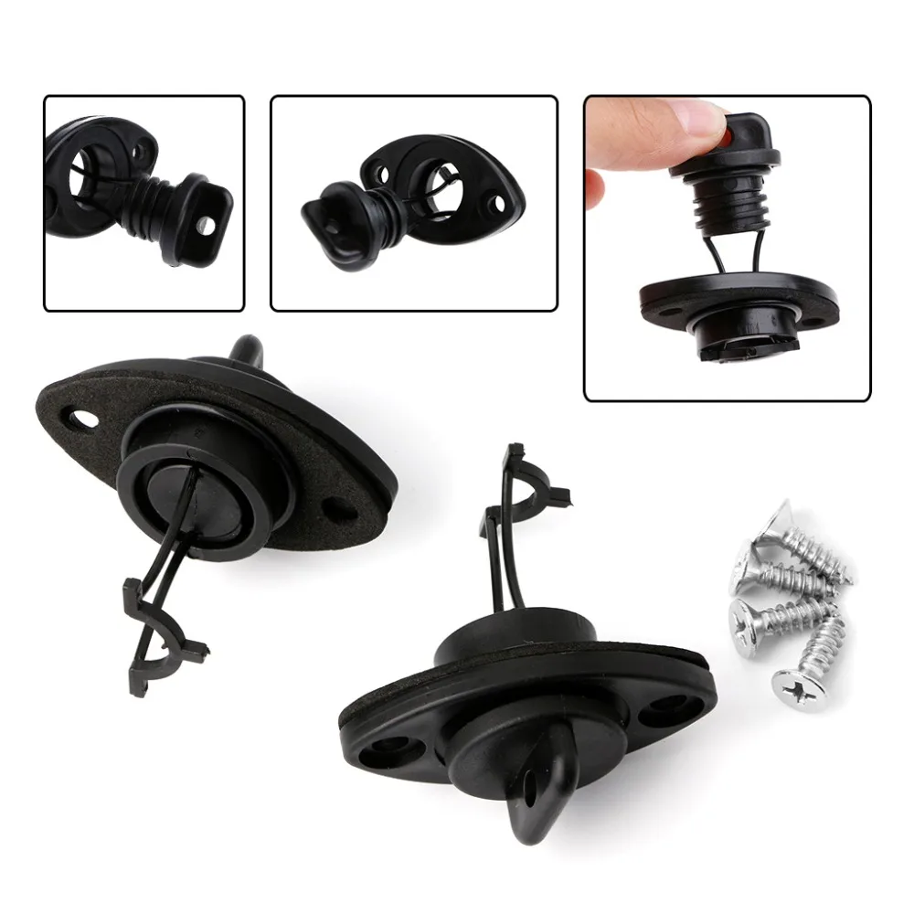 2 шт. универсальные сливные пробки с 4 винтами для шлюпки байдарки лодки|drain plug