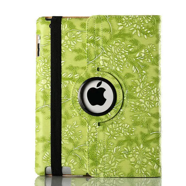 for ipad air 5 360 градусов вращающийся винограда защитный чехол-подставка Флип кожаный чехол принципиально Капа чехол для iPad 2/3/4 iPad 5 Воздушный iPad Mini 1 2 3 Coque - Цвет: for ipad air 5