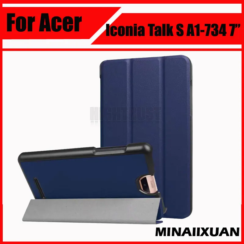 Ультратонкий защитный чехол для планшета из искусственной кожи Acer Iconia Talk S A1 734 7