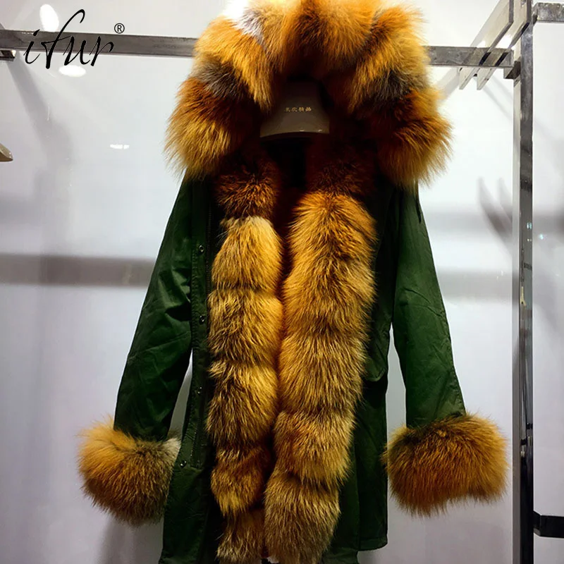 Зимний Длинный жилет из натурального Меха чернобурки модное платье 100% Лисьего