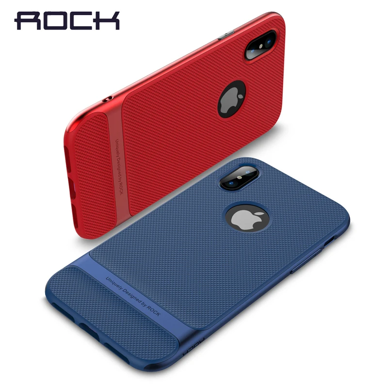 Royce Series для IPhone X случае рок-чехол телефона iPhone задняя крышка Роскошные Hybrid PC + TPU