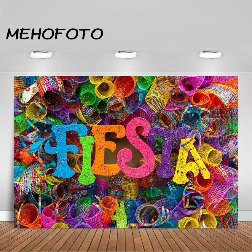 Вечерние фоны MEHOFOTO Fiesta праздничные для фотографий на день рождения в стиле