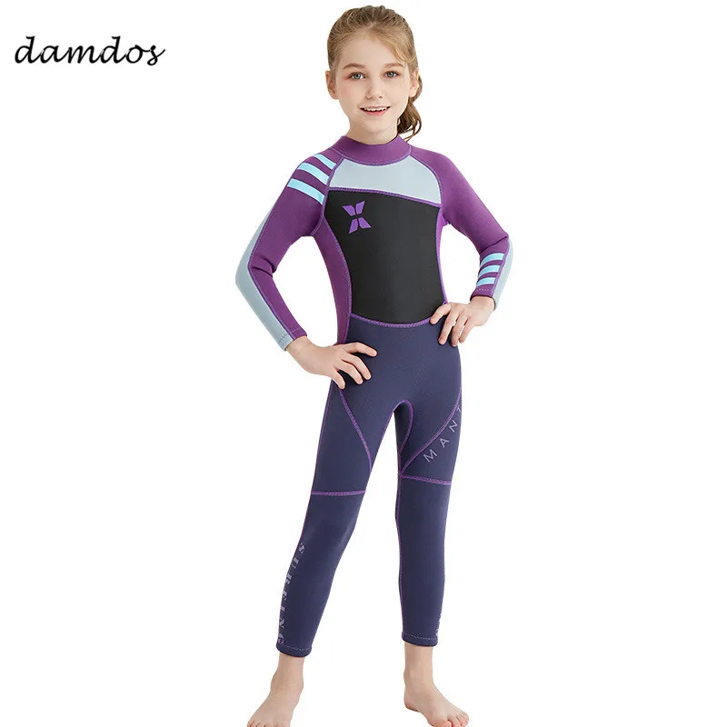 Бикини 2019 детский слитный купальник костюм для девочек UPF50 + Детский Гидрокостюм
