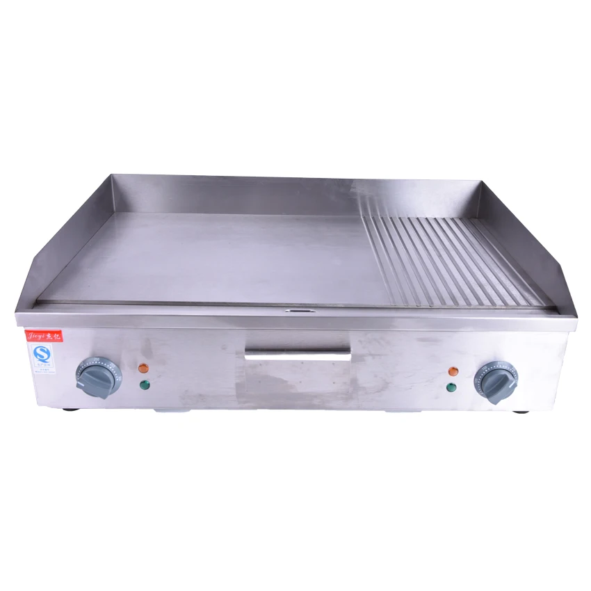Сковорода рифленая из нержавеющей стали 220 В/110 В 1 шт.|electric contact grill|electric griddlecontact grill