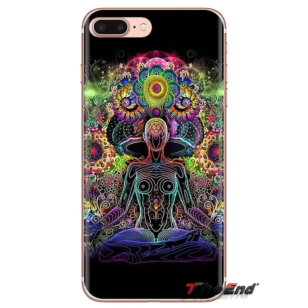 Soft Transparent Shell Covers Chakra Yoga For Xiaomi Redmi 4A S2 Note 3 3S 4 4X 5 Plus 6 7 6A Pro Pocophone F1 |