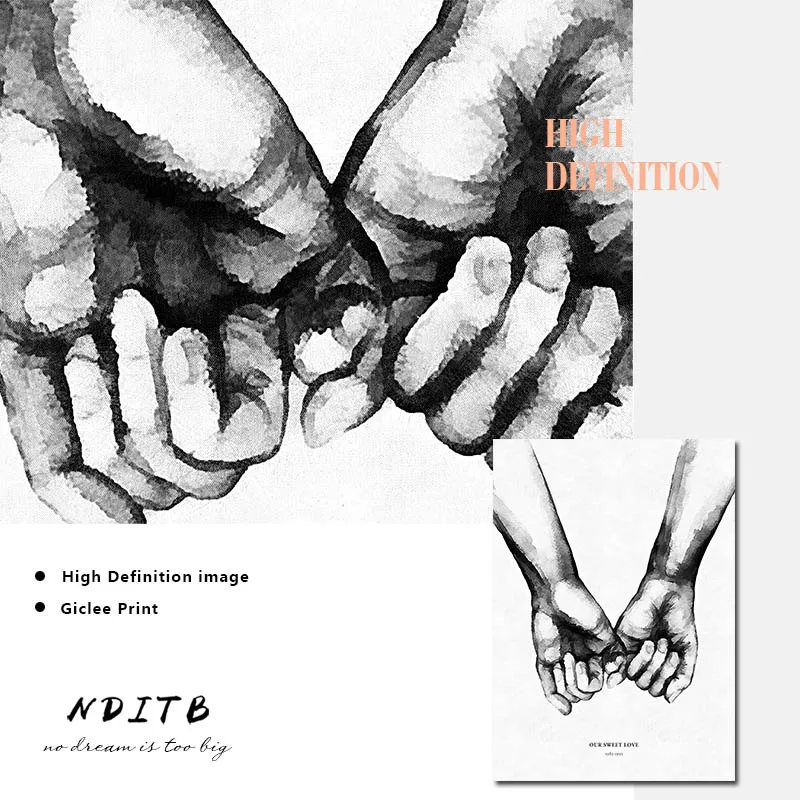 Настенная картина с надписью холст на руку