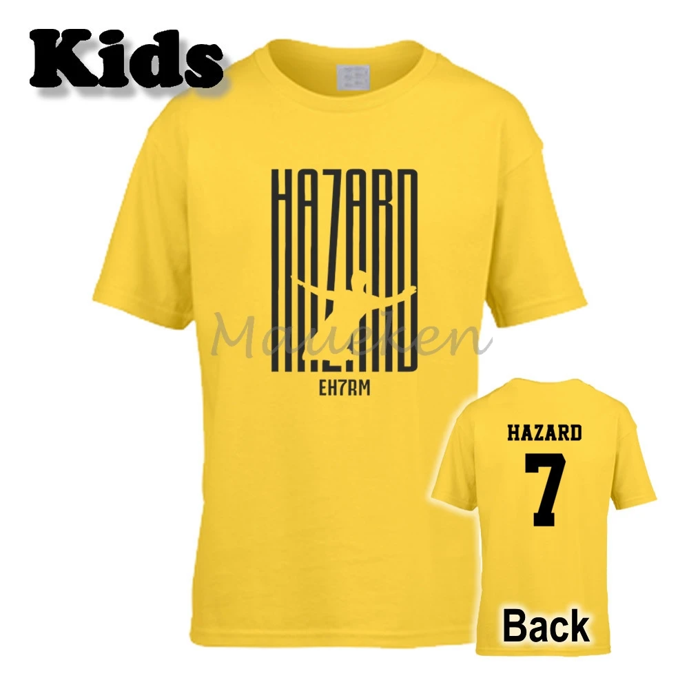Детская футболка hala New Мадрид King Eden Hazard 7 EH7RM для мальчиков и девочек Футболка с