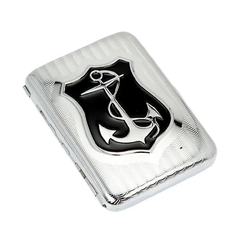 16 сигаретный весовой якорь хромированный латунный чехол для сигарет клипса