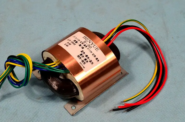 R30 R тип трансформатор 40 Вт двойной 15 три провода + 9 в четыре линии (DAC декодер